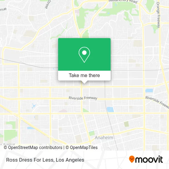 Ross Dress For Less map
