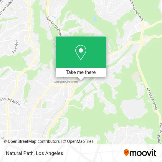 Natural Path map