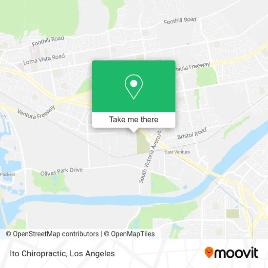 Ito Chiropractic map