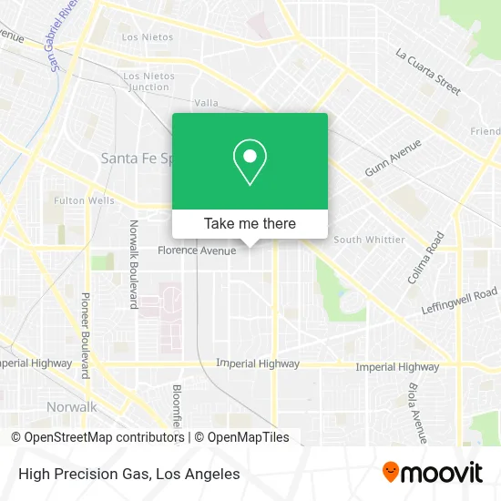 High Precision Gas map