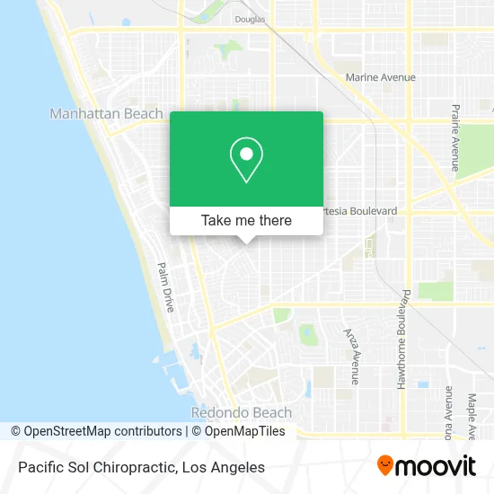 Pacific Sol Chiropractic map