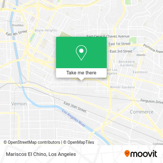 Mariscos El Chino map