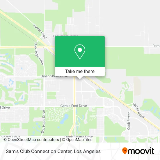 Sam's Club Connection Center map