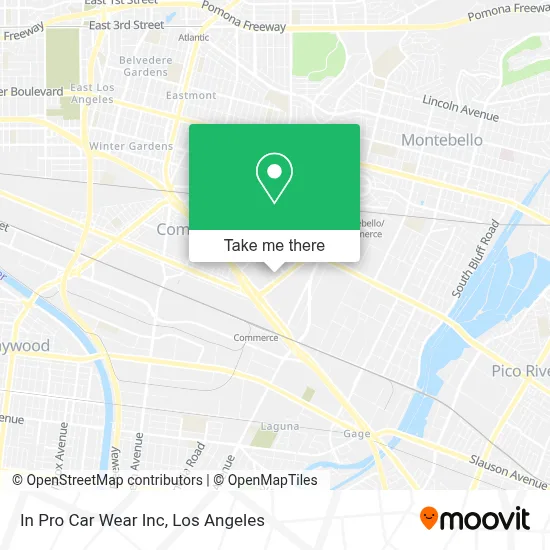 In Pro Car Wear Inc map