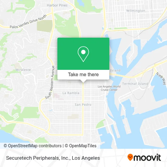 Securetech Peripherals, Inc. map