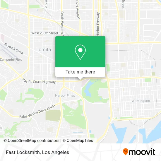 Fast Locksmith map