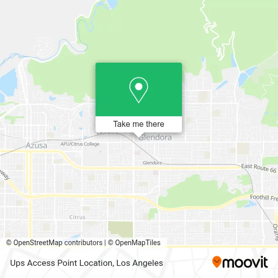 Ups Access Point Location map