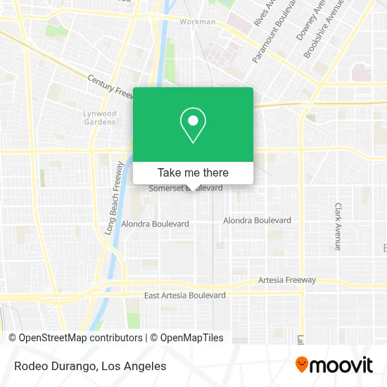 Rodeo Durango map