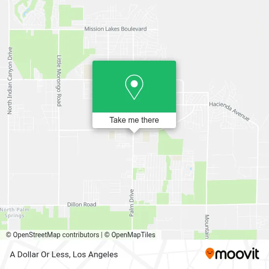 A Dollar Or Less map