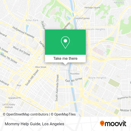 Mommy Help Guide map