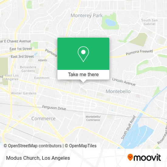Modus Church map