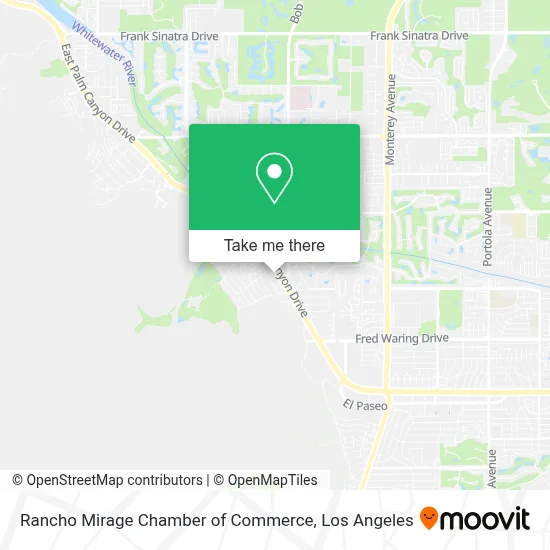 Rancho Mirage Chamber of Commerce map