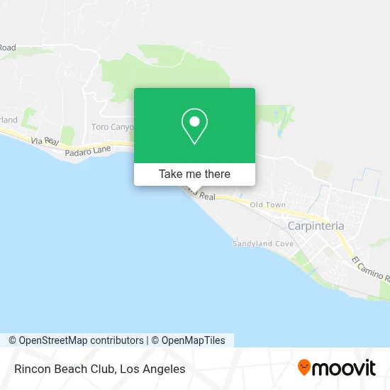 Rincon Beach Club map