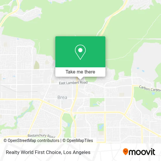 Realty World First Choice map