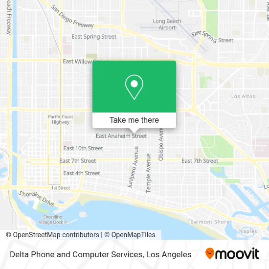 Delta Phone and Computer Services map