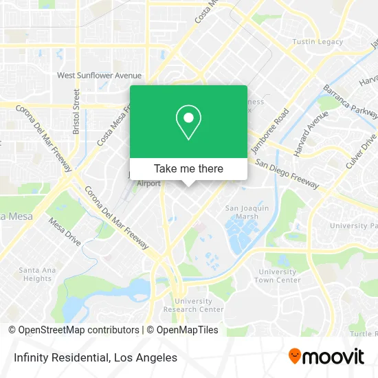 Infinity Residential map