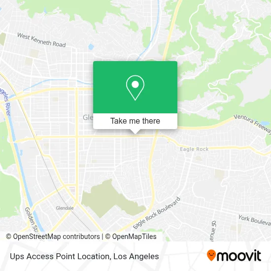 Ups Access Point Location map