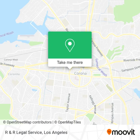 R & R Legal Service map