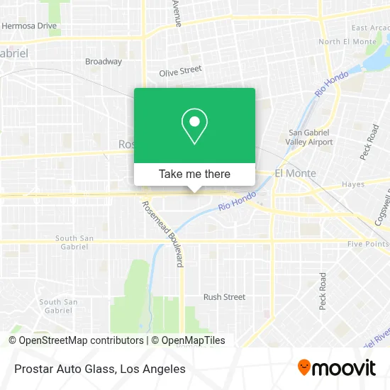 Prostar Auto Glass map