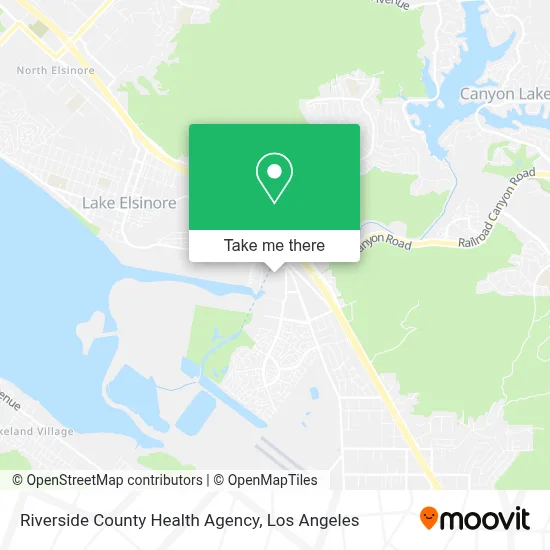 Riverside County Health Agency map