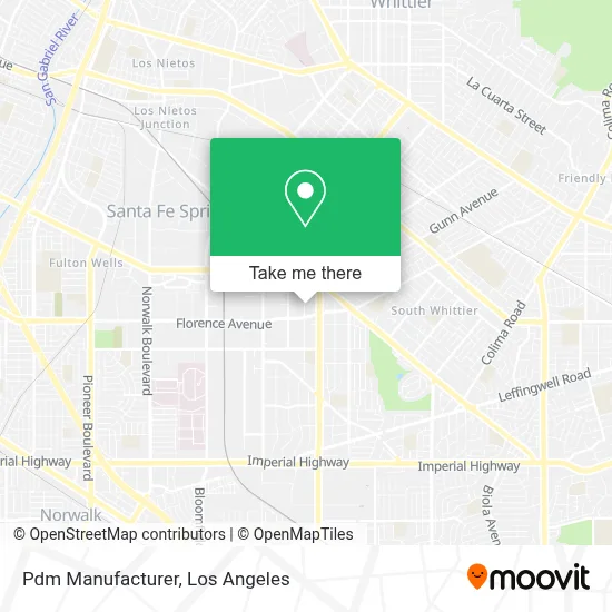 Pdm Manufacturer map