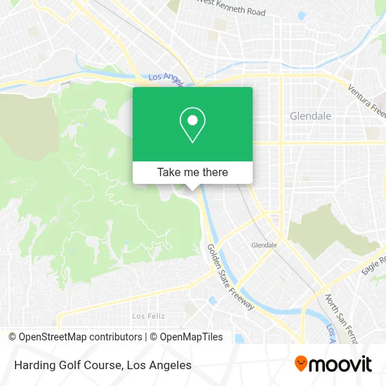 Harding Golf Course map