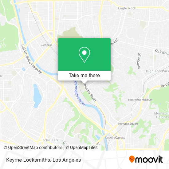 Keyme Locksmiths map