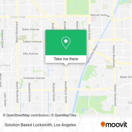 Solution Based Locksmith map