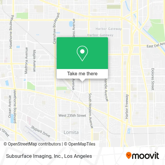 Subsurface Imaging, Inc. map