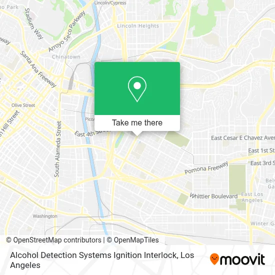 Alcohol Detection Systems Ignition Interlock map