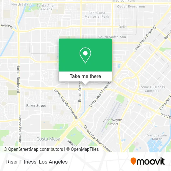 Riser Fitness map