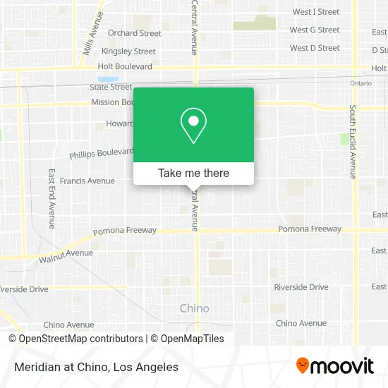 Meridian at Chino map