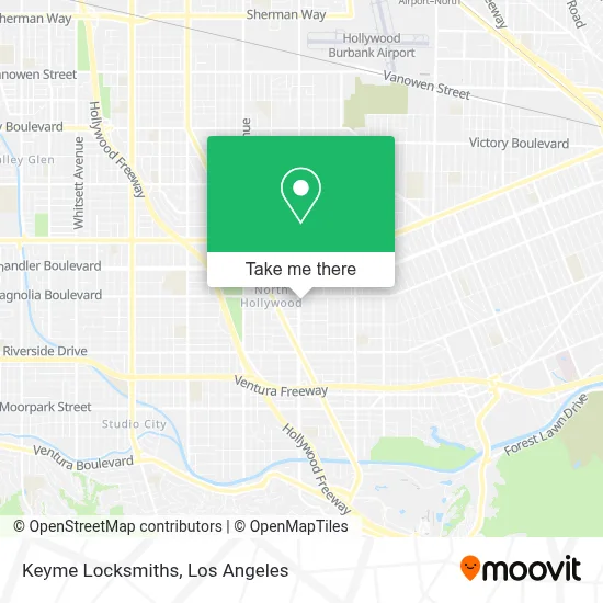 Keyme Locksmiths map