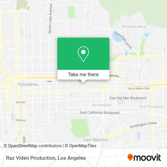 Raz Video Production map