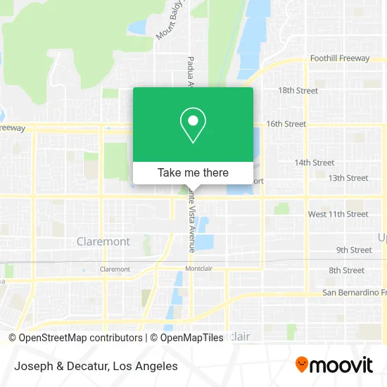 Joseph & Decatur map