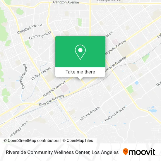 Riverside Community Wellness Center map