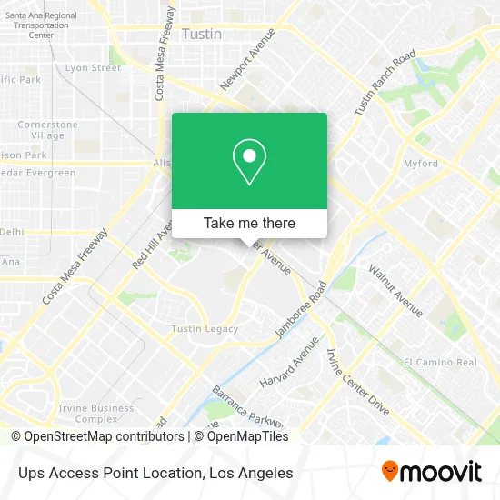 Ups Access Point Location map