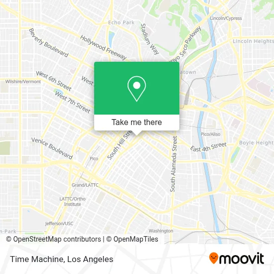 Time Machine map