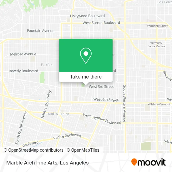 Marble Arch Fine Arts map