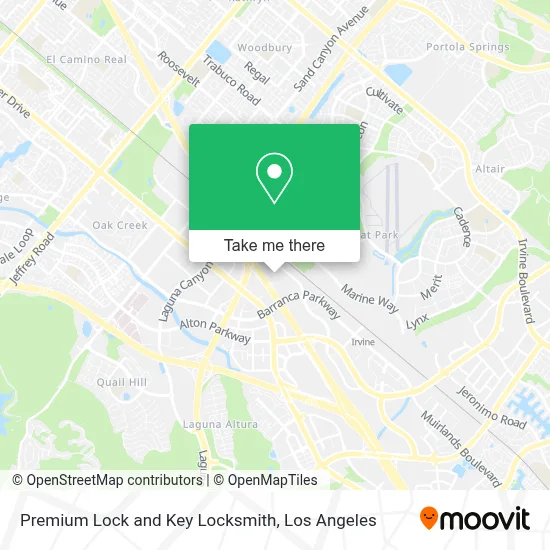Premium Lock and Key Locksmith map