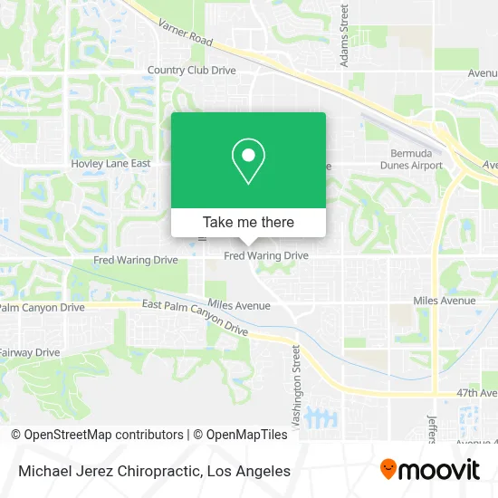 Michael Jerez Chiropractic map