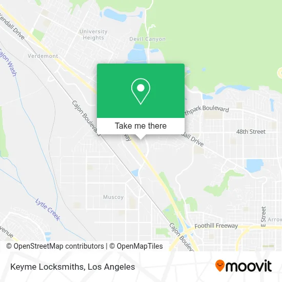 Keyme Locksmiths map
