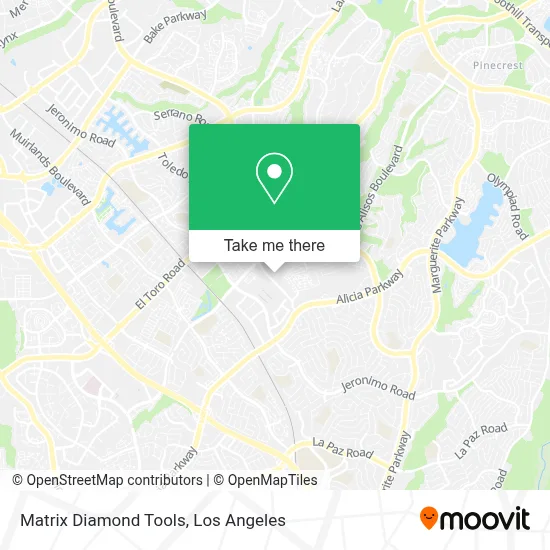 Matrix Diamond Tools map