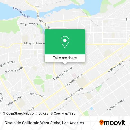 Riverside California West Stake map