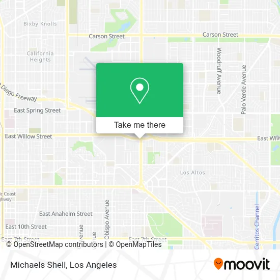 Michaels Shell map