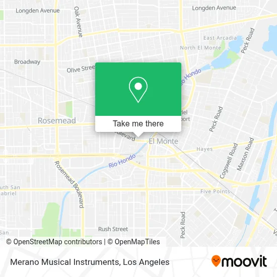 Merano Musical Instruments map