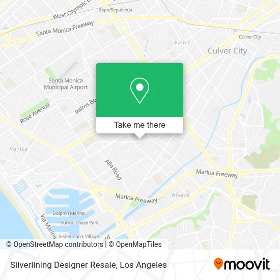 Silverlining Designer Resale map