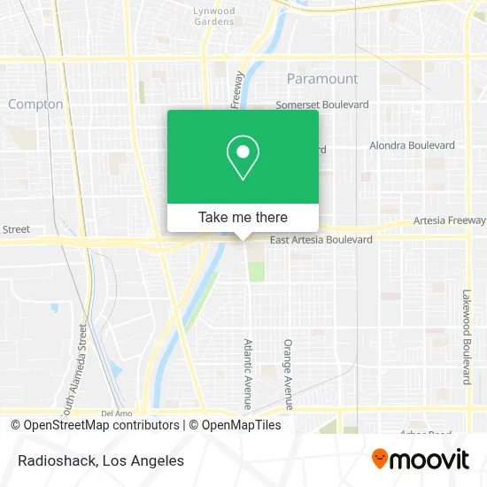 Radioshack map