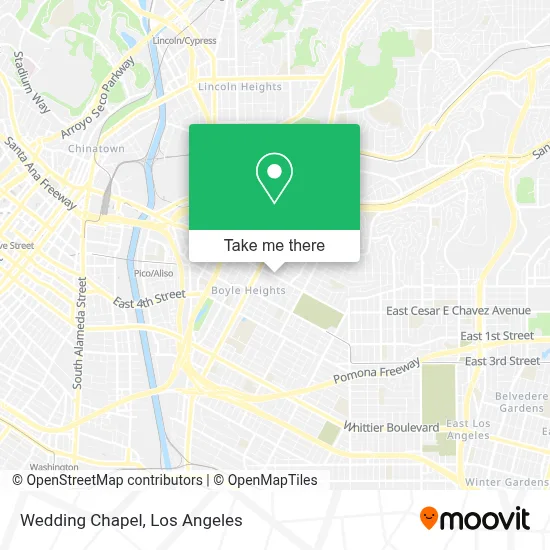 Wedding Chapel map