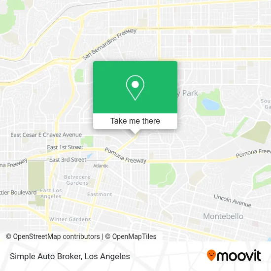 Simple Auto Broker map